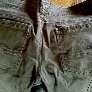 MENS KUHL PANTS / VINTAGE PATINADYE SIZE 34 X 34 / DARK GREY